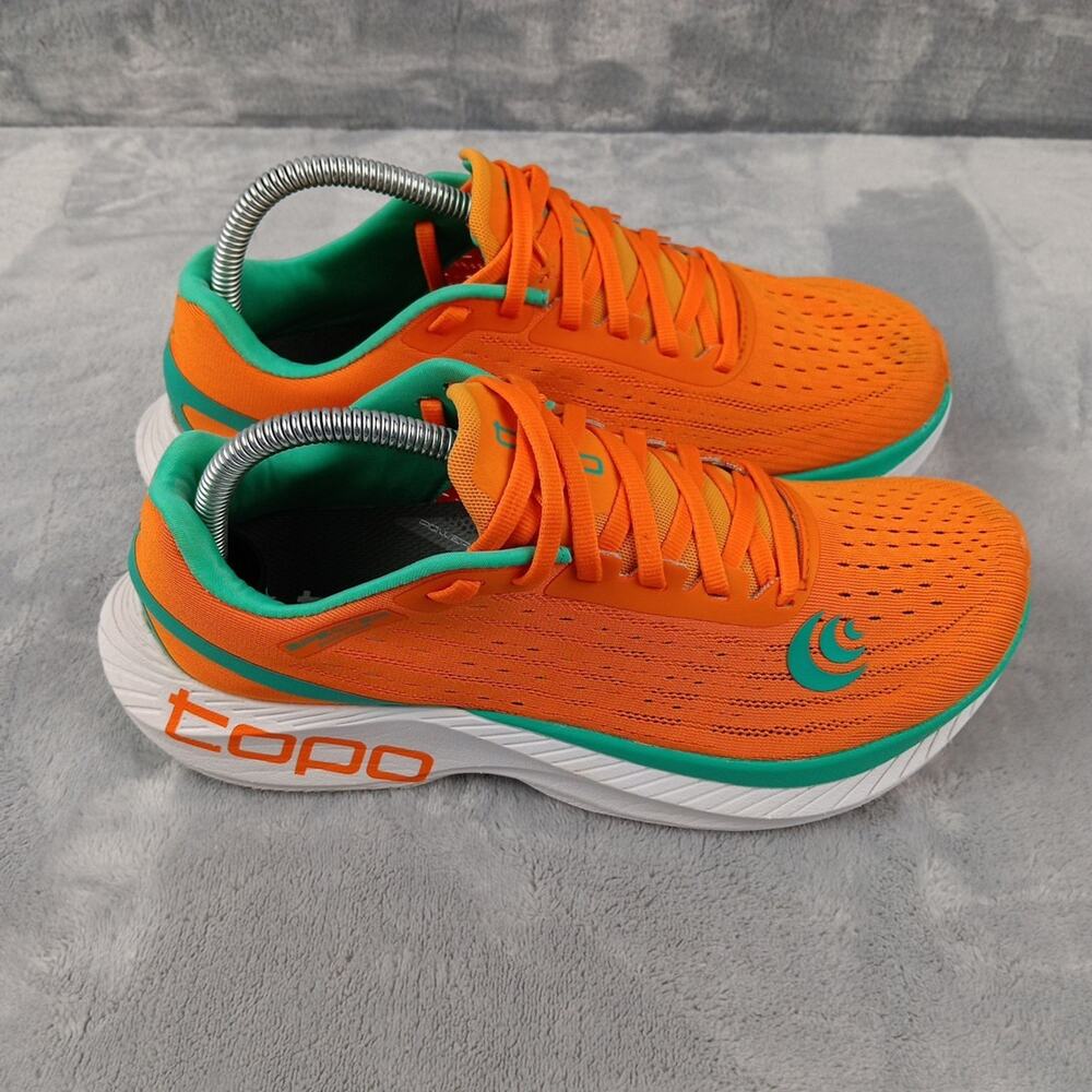 Topo Athletic Specter Running Shoes Womens Size 9 Orange Seafoam Orthotic - Picture 5 of 15